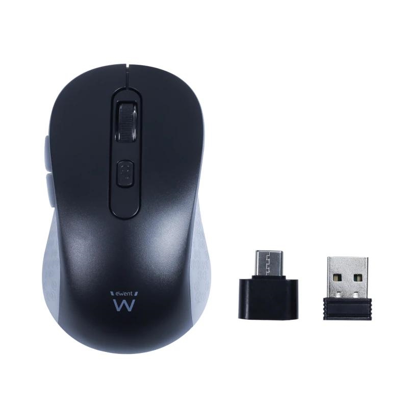 Ewent EW3204 rato Escritório Mão direita RF Wireless Ótico 1600 DPI