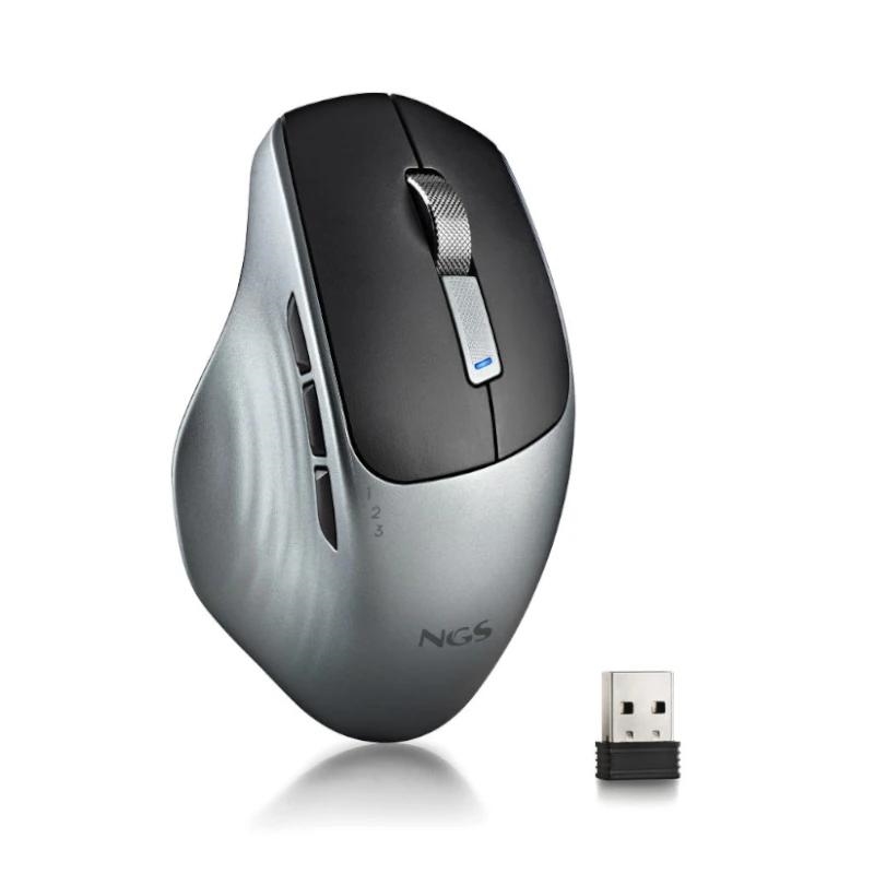 NGS LUSH-RB rato Escritório Mão direita RF Wireless Ótico 1600 DPI