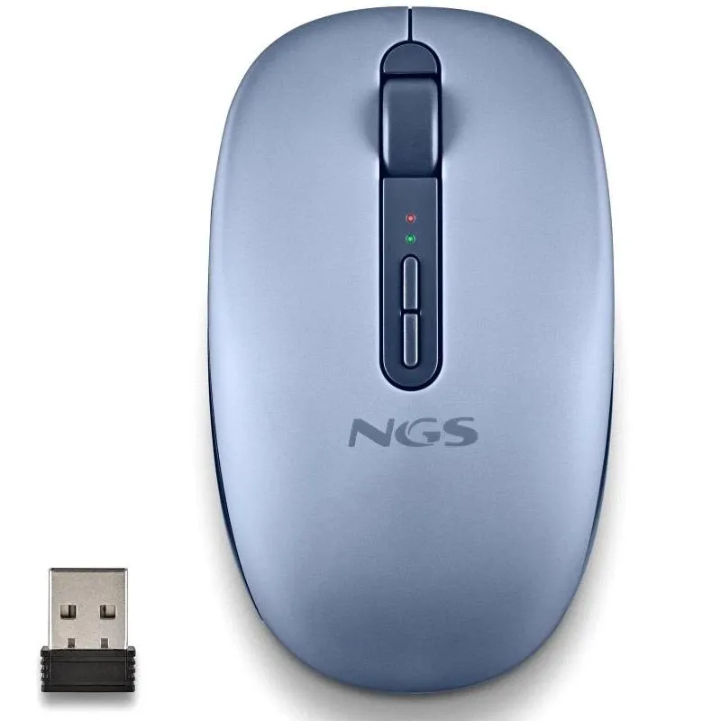 Ngs | Ratón Inalámbrico 2.4GHZ Dual BT FOGDUAL | Azul