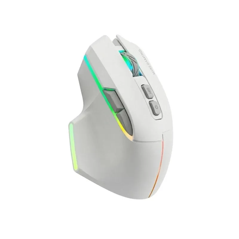 Mars Gaming | Ratón Inalam TRI-MODO 12000DPI | Branco