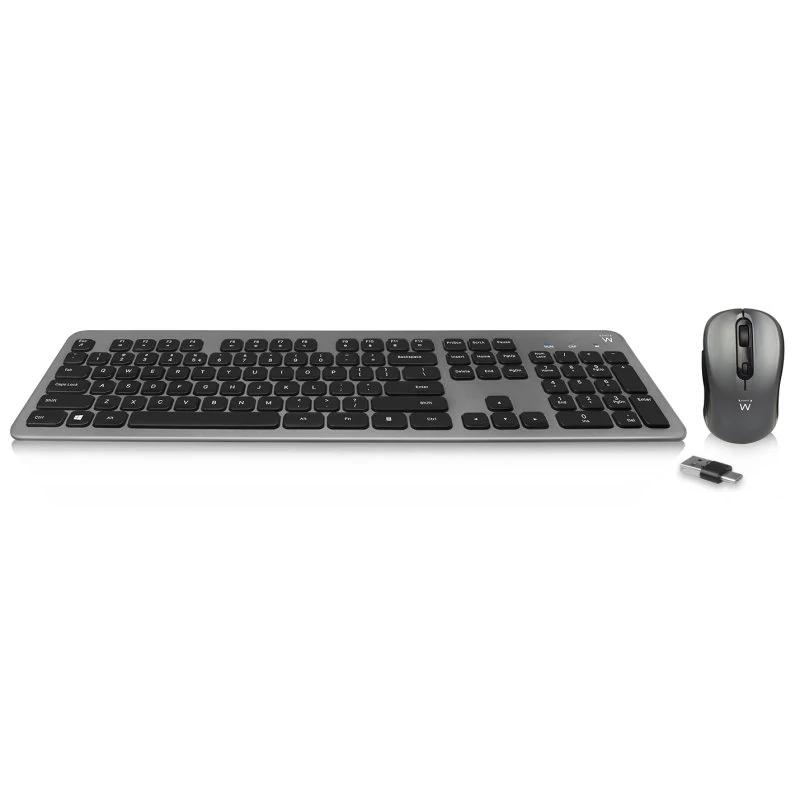 Ewent EW3272 teclado Rato incluído Universal RF Wireless QWERTY Espanhol Preto