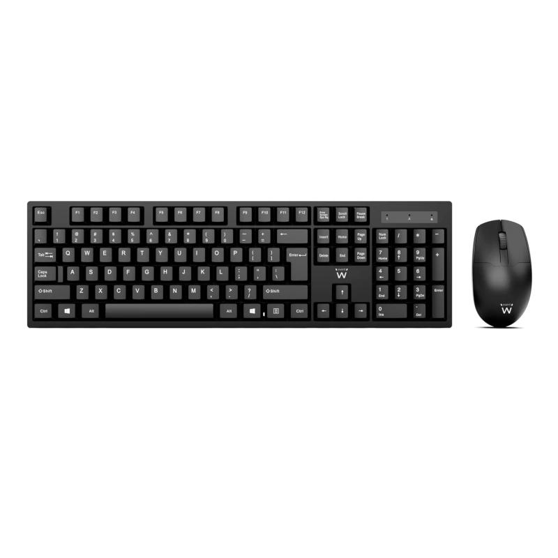 Ewent EW3281 teclado Rato incluído Universal RF Wireless QWERTY Espanhol Preto
