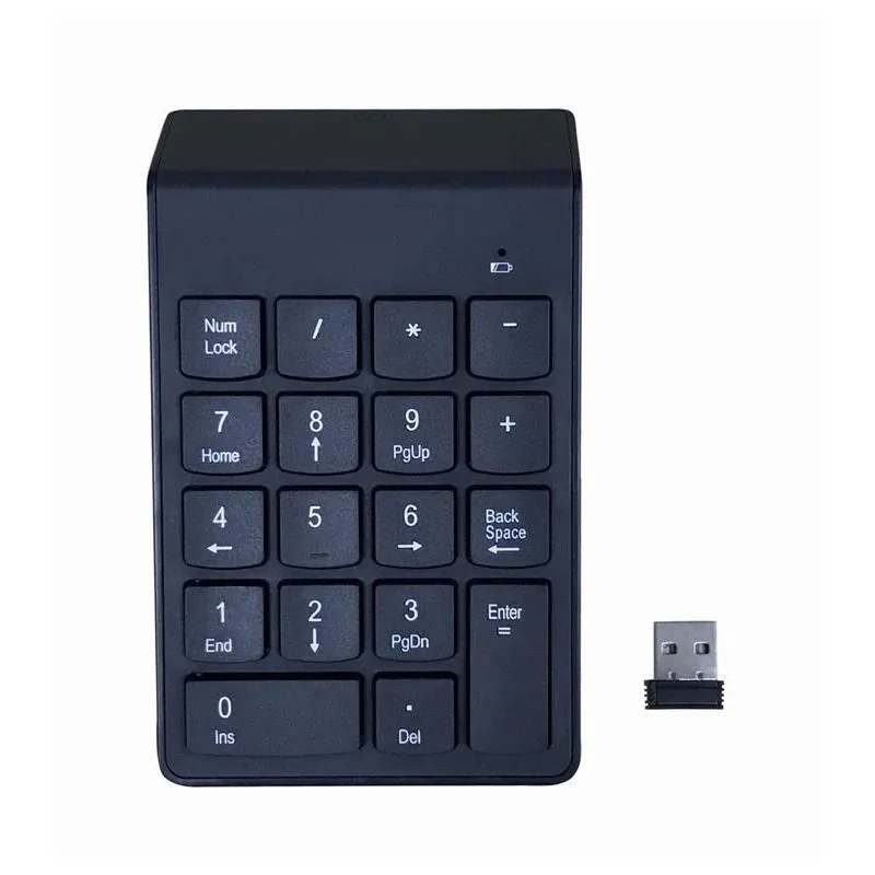 Gembird Teclado Numérico Wireless USB Negro