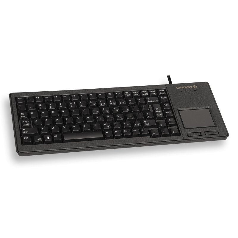 CHERRY XS Touchpad Keyboard teclado PS/2 Cinzento