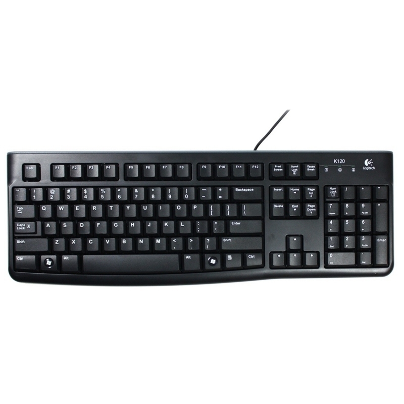 Logitech Keyboard K120 for Business teclado Universal USB QWERTY Espanhol Preto