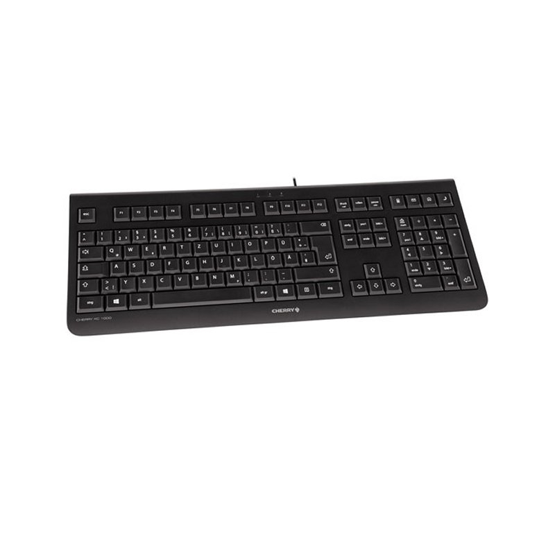 CHERRY KC 1000 teclado Escritório USB QWERTY Espanhol Preto