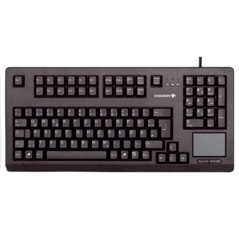 CHERRY TouchBoard G80-11900 teclado Universal USB QWERTY Inglês (Estados Unidos) Preto