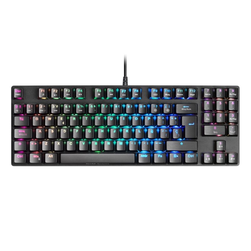 Mars Gaming MKREVOPROBES teclado Jogos USB Espanhol Preto