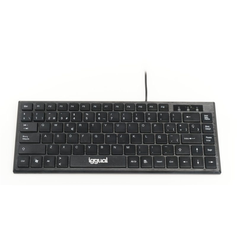 iggual IGG317082 teclado Escritório USB QWERTY Preto