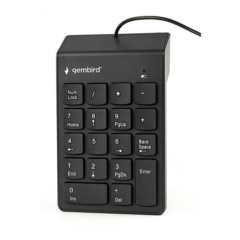 Gembird Teclado Numérico por cable USB Negro