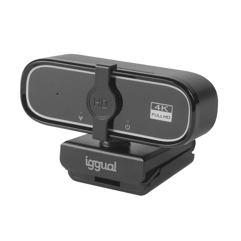 iggual USB 4K UHD WC3840 Business Pro View webcam 8 MP 3840 x 2160 pixels Preto