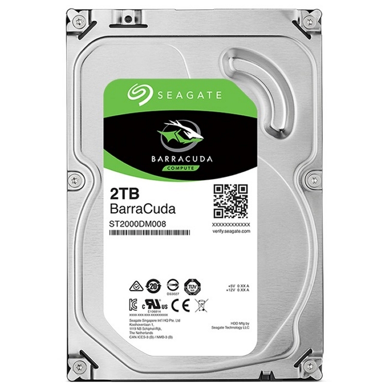 Seagate Barracuda ST2000DM008 unidade de disco rígido 2 TB 7200 RPM 256 MB 3.5" Serial ATA III