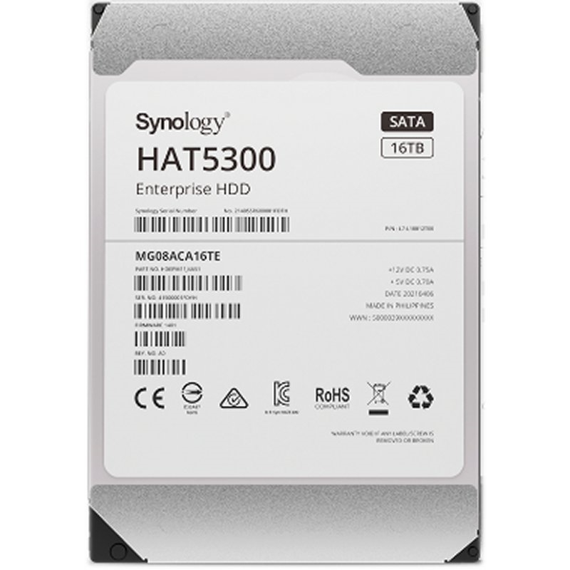 Synology | Disco | HAT5300-16T 3.5" SATA | 3.5" | 16TB