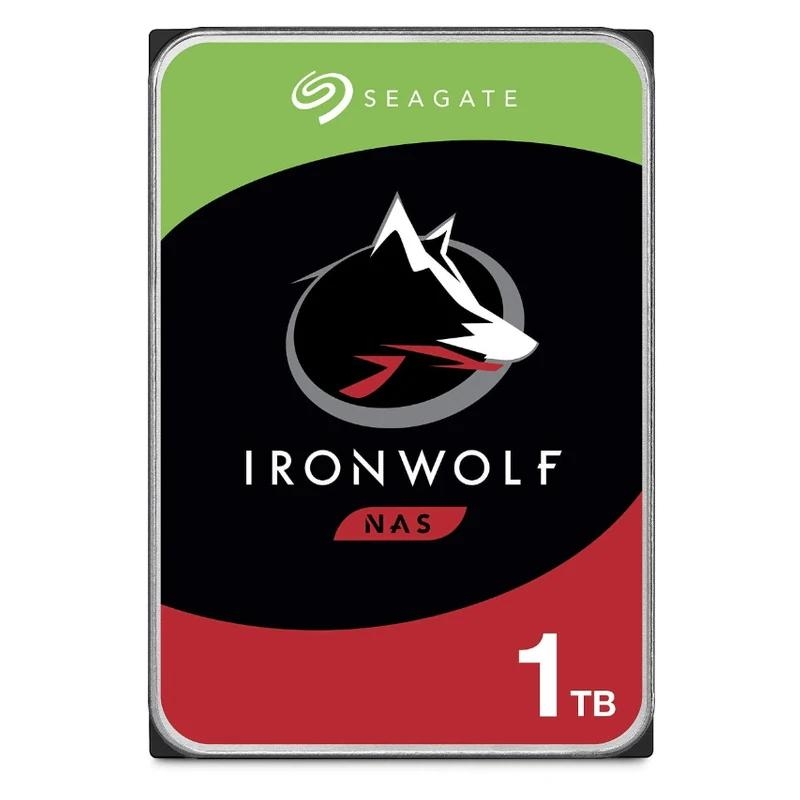Seagate IronWolf ST1000VN008 unidade de disco rígido 1 TB 5400 RPM 256 MB 3.5" Serial ATA III