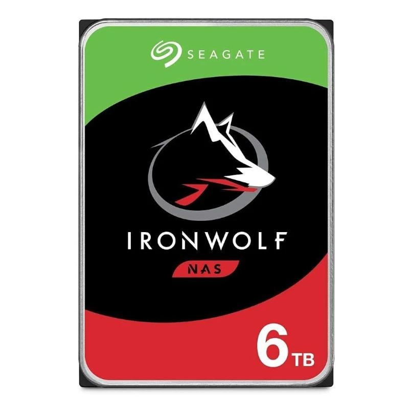 Seagate IronWolf ST6000VN006 unidade de disco rígido 6 TB 5400 RPM 256 MB 3.5" Serial ATA III