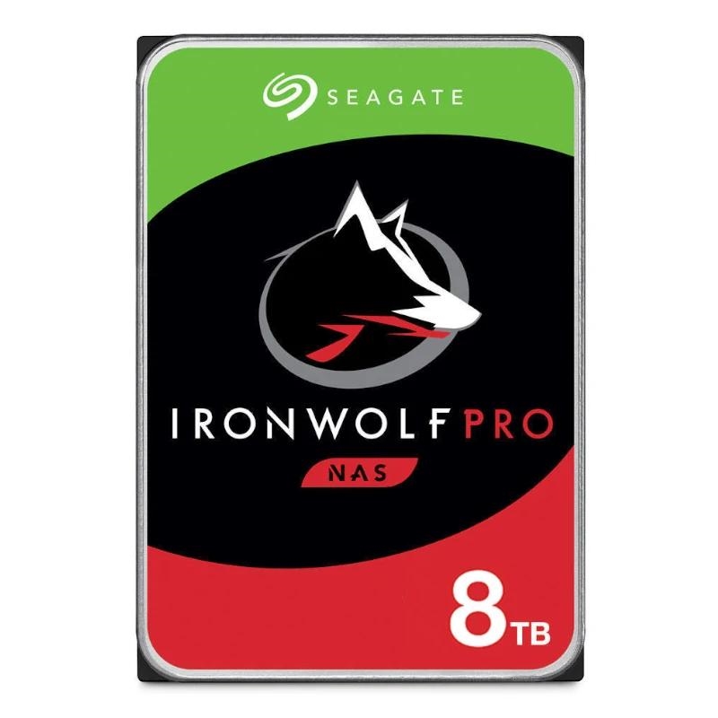 Seagate IronWolf Pro ST8000NT001 unidade de disco rígido 8 TB 7200 RPM 256 MB 3.5" Serial ATA III