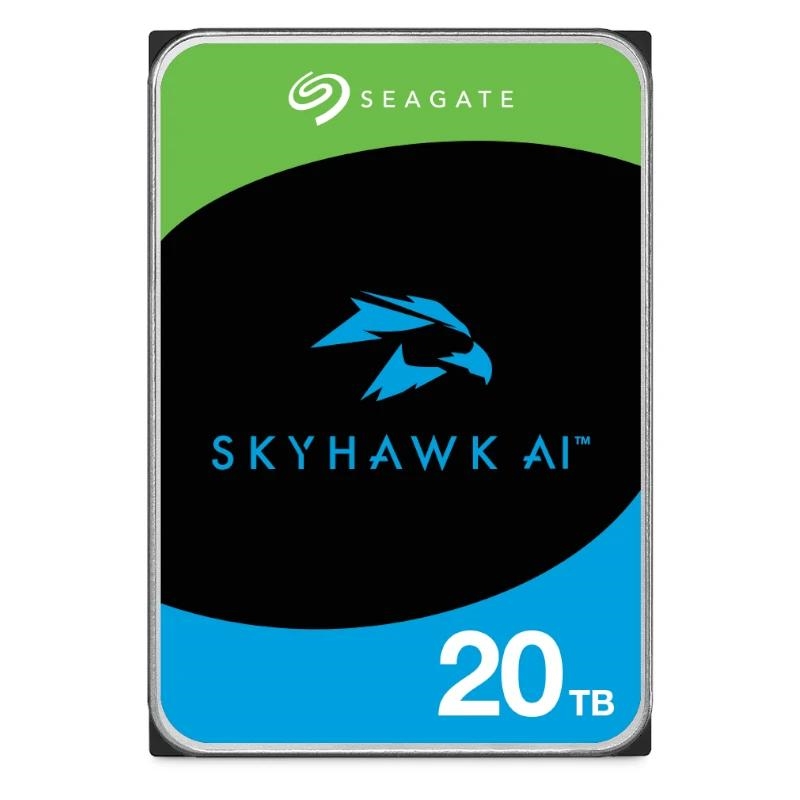 Seagate SkyHawk AI unidade de disco rígido 20 TB 7200 RPM 512 MB 3.5" Serial ATA III