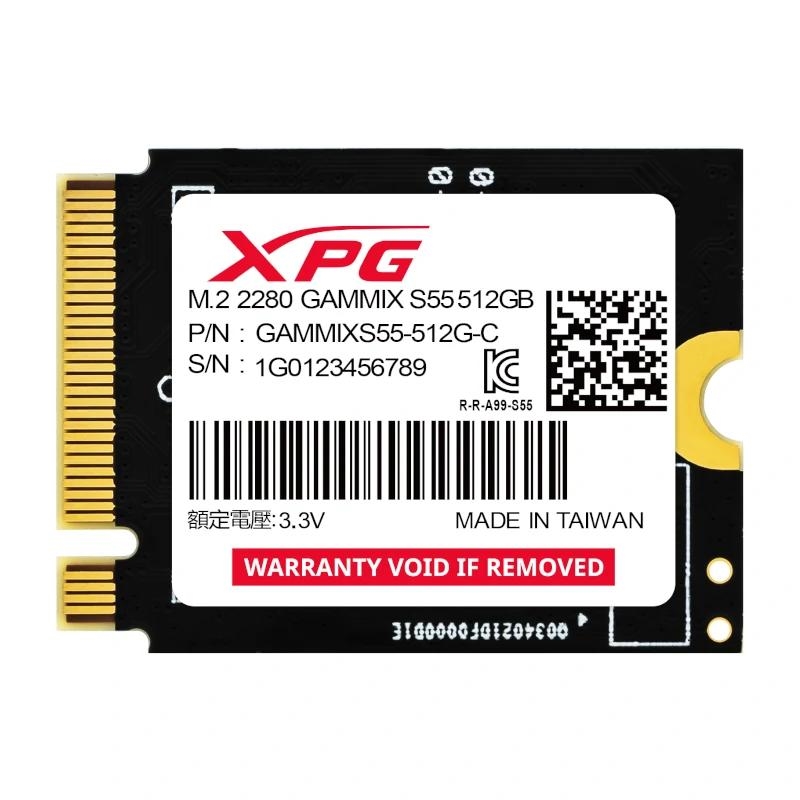 XPG SGAMMIXS55-512G-C disco SSD 512 GB M.2 PCI Express 4.0 NVMe 3D NAND