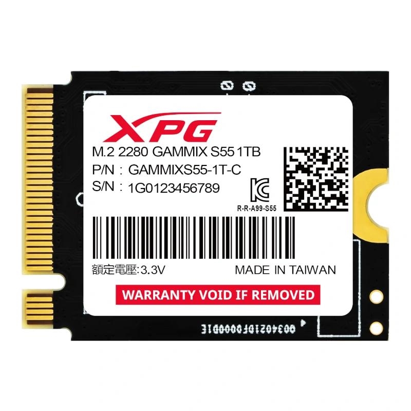 XPG SGAMMIXS55-1T-C disco SSD 1 TB M.2 PCI Express 4.0 NVMe 3D NAND