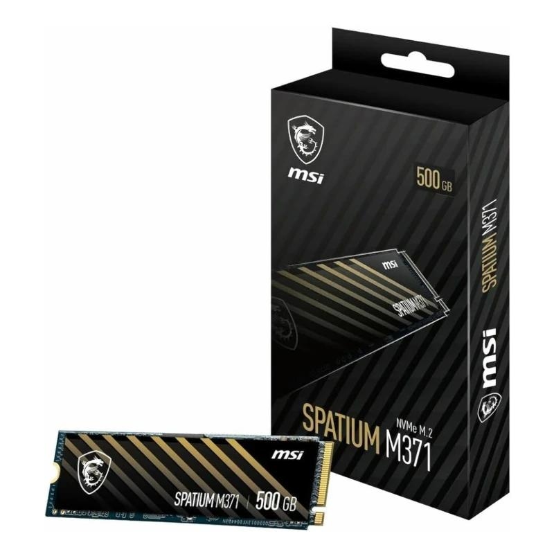 MSI SPATIUM M371 NVME M.2 500GB disco SSD PCI Express 4.0 3D NAND
