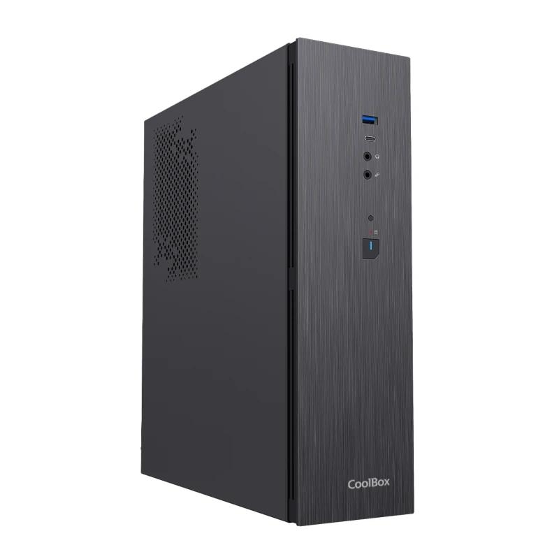 CoolBox PC micro ATX T370 Slim Low Profile (Slimline) Preto 300 W