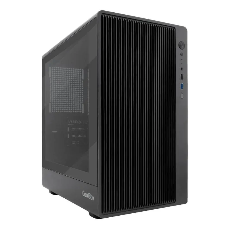 Coolbox | Caja Gaming MATX GM350 DARKFACE USB-C