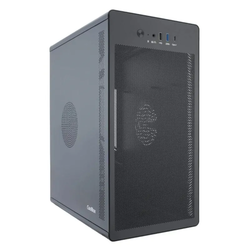 Coolbox Caja Matx M100 USB-C 3.2 G1 F.Metal S/Fte