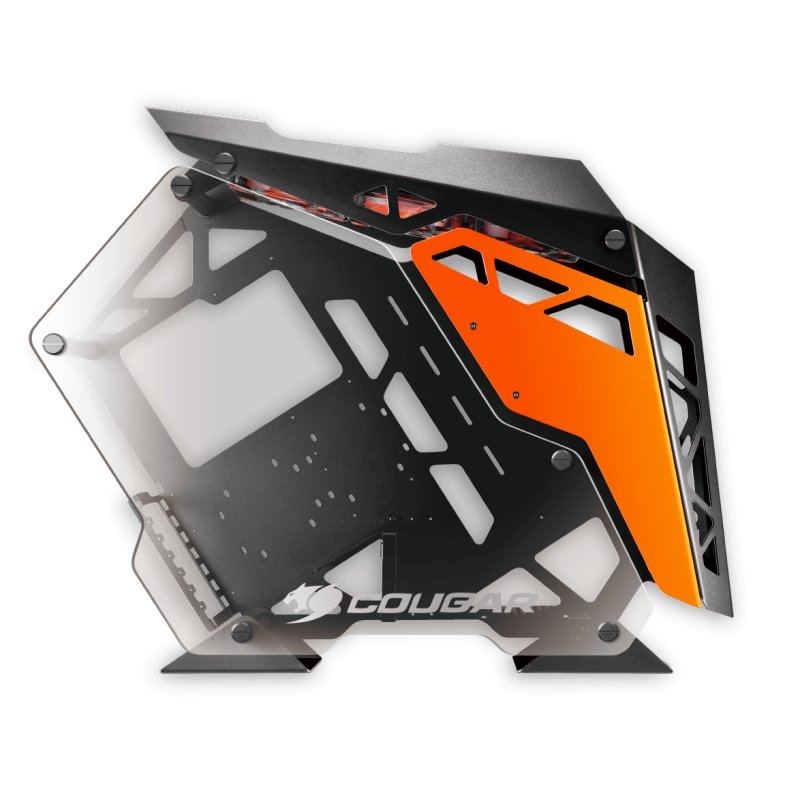 COUGAR Conquer Midi Tower Preto, Laranja