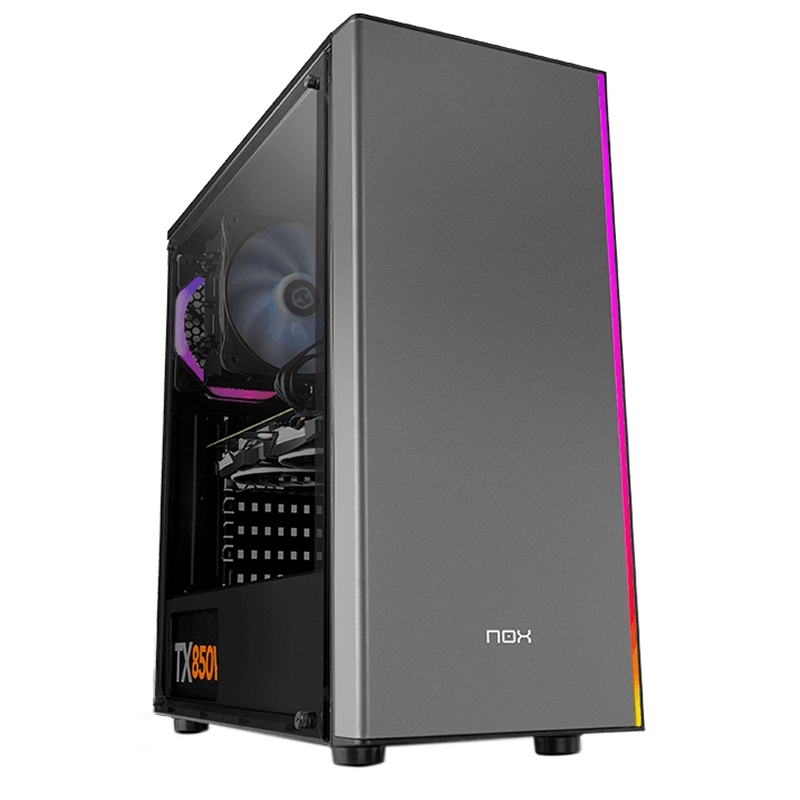 Nox | Semitorre ATX NOX Infinity OMEGA ARGB | 3.5" | Cinzento