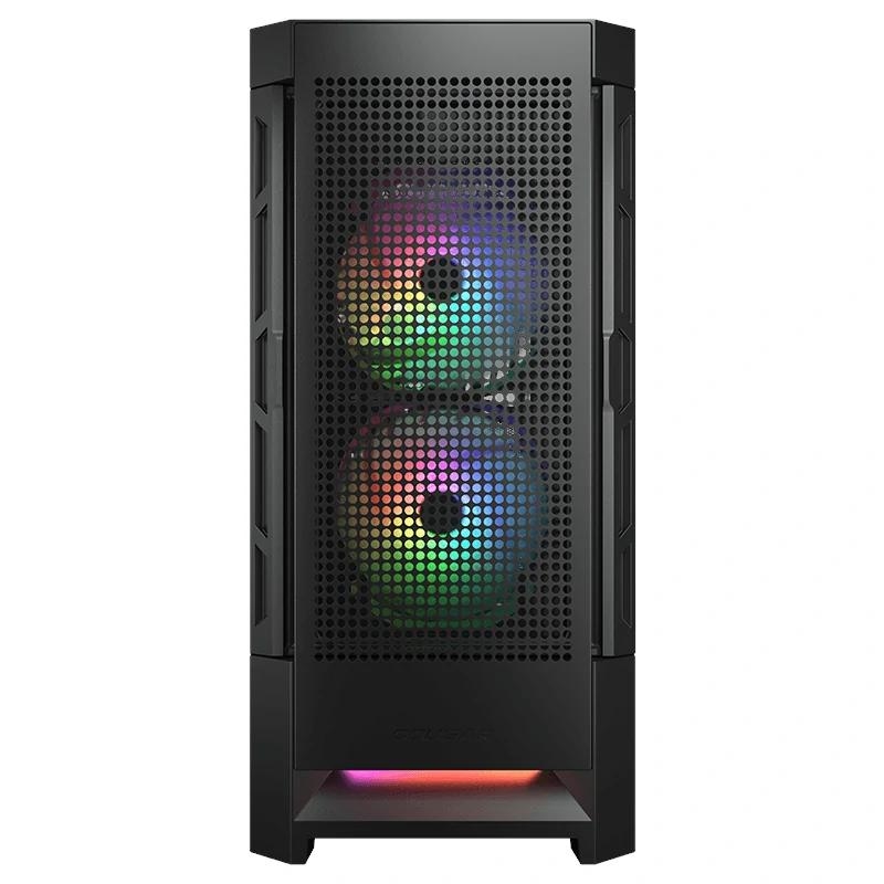 COUGAR Airface RGB CGR-5ZD1B-AIR-RGB Midi Tower Preto