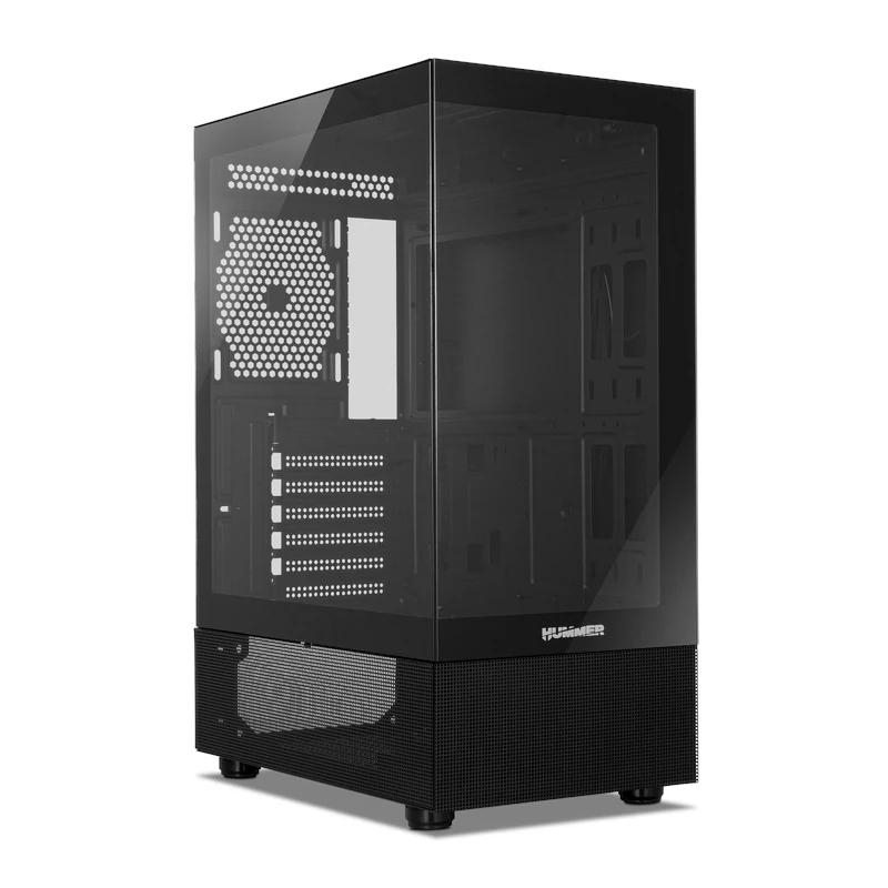 Nox | Caixa semitorre Hummer Vision negra