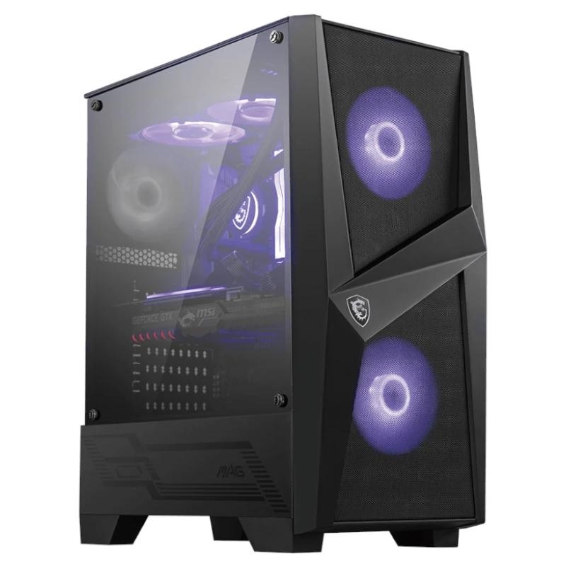 MSI MAG Forge 100M Midi Tower Preto, Transparente