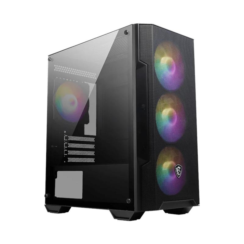 MSI MAG Forge M100A Micro Tower Preto, Transparente