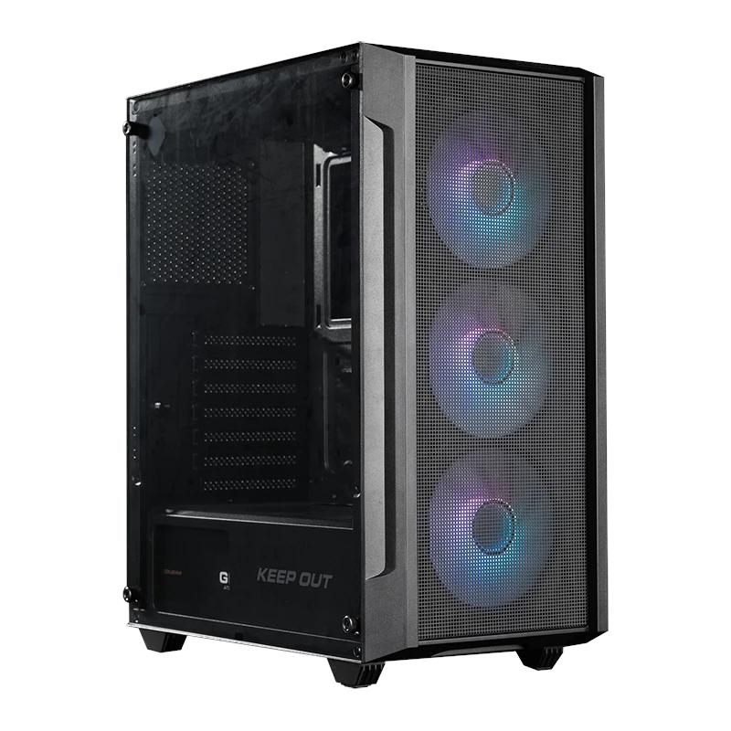 Keep Out | Caja M-Atx KO XC-200 RGB USB3 | Preto