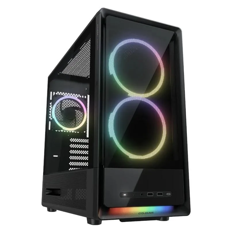 Cougar Caja Semitorre DUOAIR Rgb Black