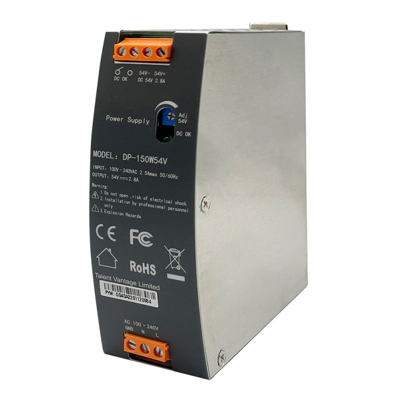 Edimax | DP-150W54V Alimentação DIN-Rail (IGS-1005P) | 150W