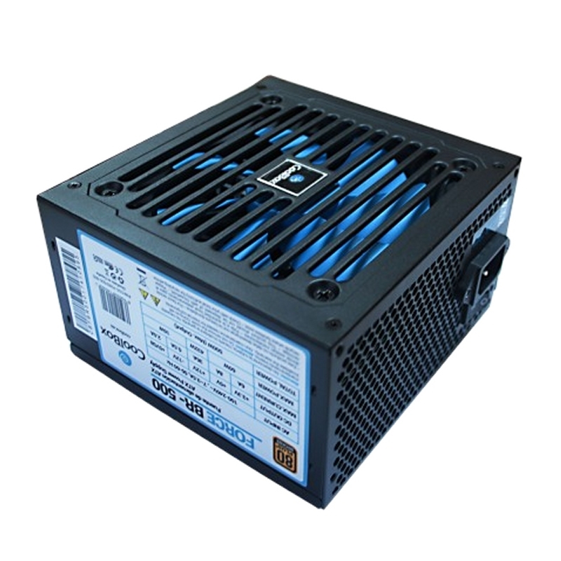 CoolBox Force BR-500 fonte de alimentação 500 W 20+4 pin ATX ATX Preto
