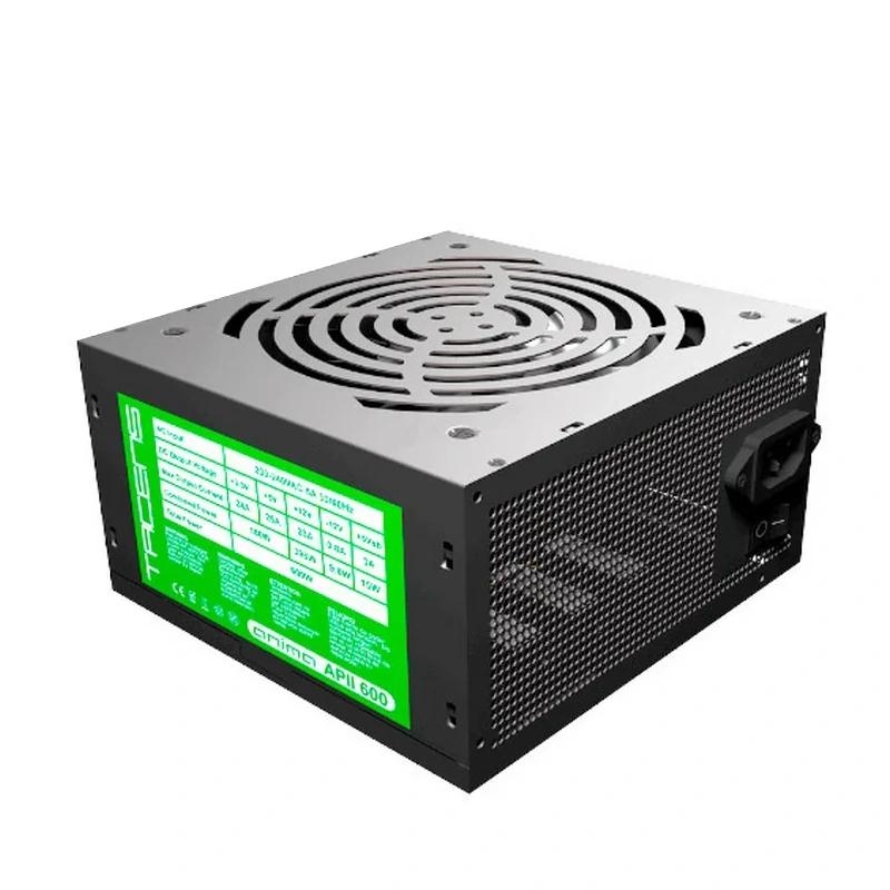 Tacens APIII600 fonte de alimentação 600 W 20+4 pin ATX ATX Preto