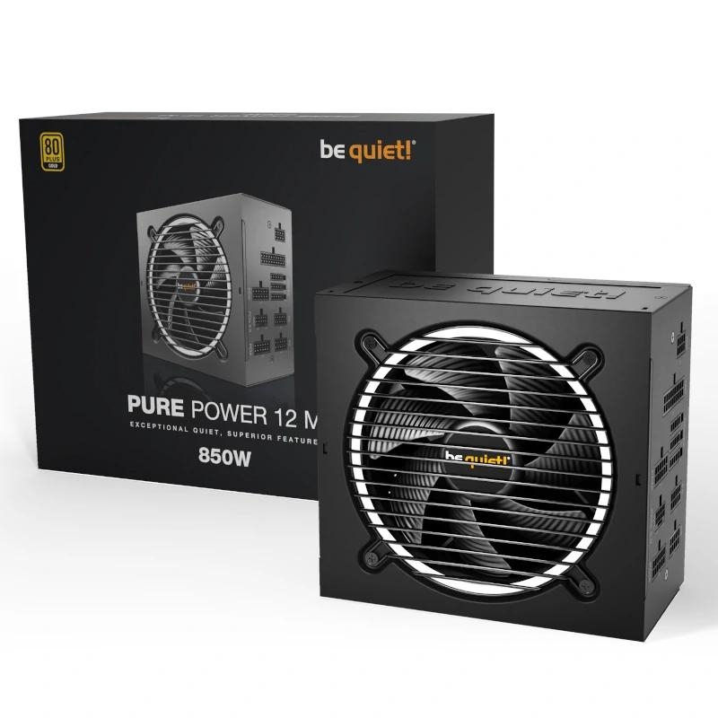 be quiet! Pure Power 12 M fonte de alimentação 850 W 20+4 pin ATX ATX Preto