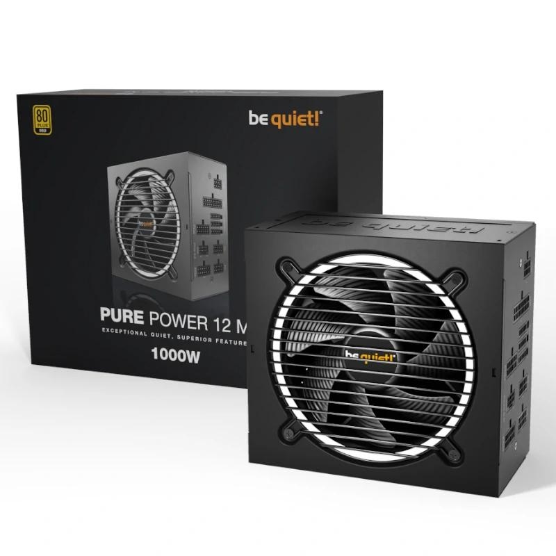 be quiet! Pure Power 12 M fonte de alimentação 1000 W 20+4 pin ATX ATX Preto
