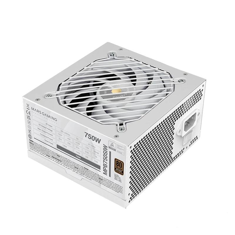 Mars Gaming MPB750SIW fonte de alimentação 750 W 24-pin ATX ATX Branco