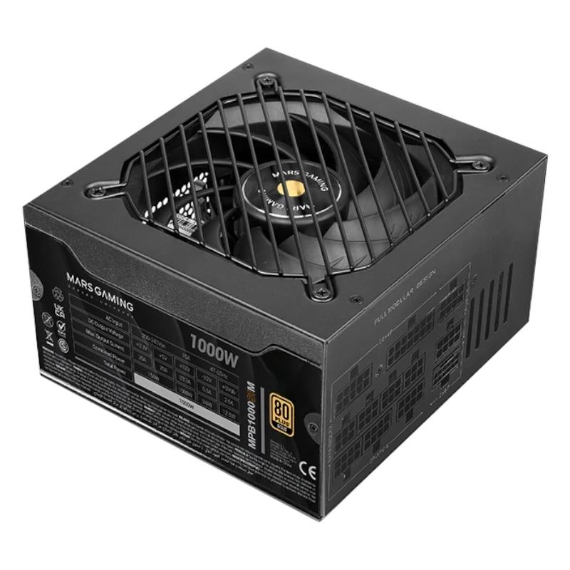 Mars Gaming MPB1000SIM fonte de alimentação 1000 W 24-pin ATX ATX Preto