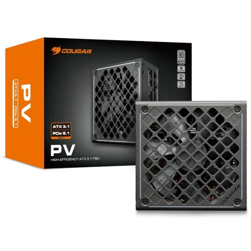 Cougar Fuente Alimentación PV1000 80+Plat 12+4 Pin