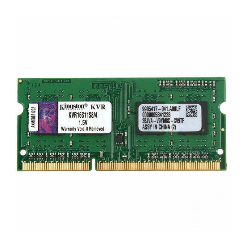Kingston Technology ValueRAM módulo de memória 4 GB 1 x 4 GB DDR3 1600 MT/s