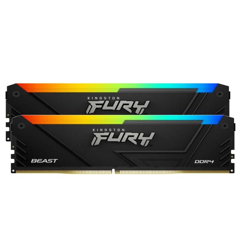 Kingston Technology FURY Beast RGB módulo de memória 16 GB 2 x 8 GB DDR4 3200 MT/s