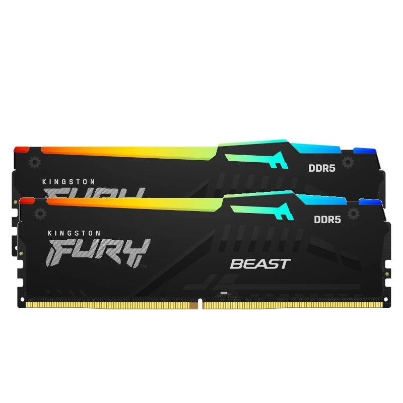 Kingston Technology FURY Beast RGB módulo de memória 16 GB 2 x 8 GB DDR5 5600 MT/s