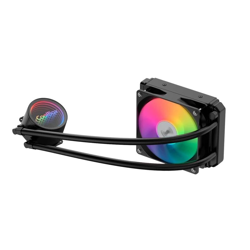CoolBox Infinite Liquid 120 ARGB Processador Refrigerador líquido all-in-one 12 cm Preto 1 unidade(s)