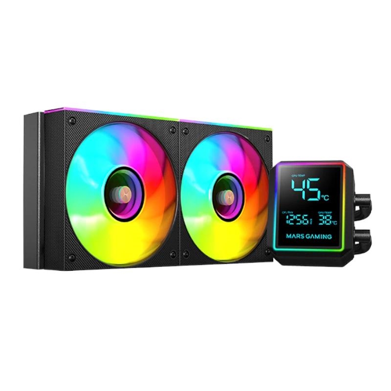 Mars Gaming | rig Líquida MLLCDPRO240 AIO Negro