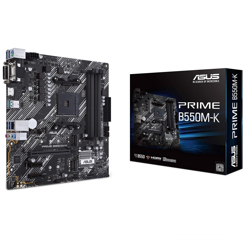 ASUS PRIME B550M-K AMD B550 Socket AM4 micro ATX