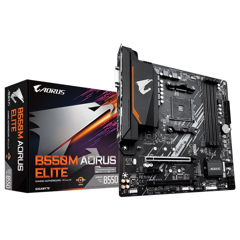 GIGABYTE B550M AORUS ELITE motherboard AMD B550 Socket AM4 micro ATX